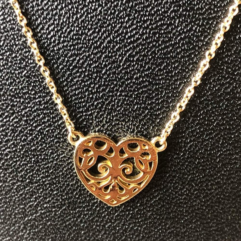 Tiffany & Co Enchant Heart Pendant and Chain